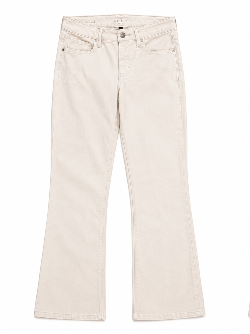 White House Black Market Cream Denim - Boot Crop - Ivory - 2